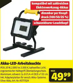 Liebmarkt Akku-LED-Arbeitsleuchte Angebot