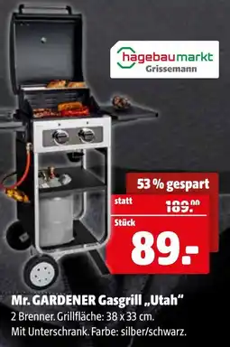 Eurogast Grissemann Mr. GARDENER Gasgrill,,Utah" Angebot