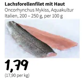 Eurogast Grissemann Lachsforellenfilet mit Haut Angebot