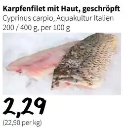 Eurogast Grissemann Karpfenfilet mit Haut, geschröpft Angebot