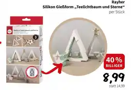 Eurogast Grissemann Rayher Silikon Gießform „Teelichtbaum und Sterne“ Angebot