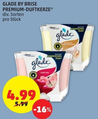 PENNY Glade By Brise Premium Duftkerze Angebot
