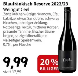 Eurogast Grissemann Blaufränkisch Reserve 2022/23 Angebot