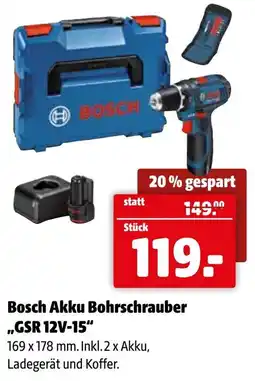 Eurogast Grissemann Bosch Akku Bohrschrauber Angebot