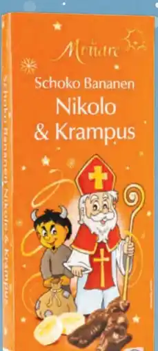Hofer Monarc Schokobananen Nikolo & Krampus Angebot