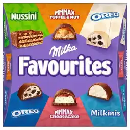 Spar „Sag es mit Milka“ Pralinen versch. Sorten oder Favourites SPAR Angebot