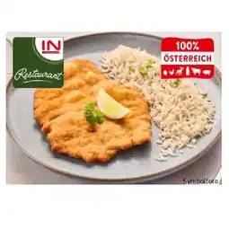 Interspar Wiener Schnitzel vom Schwein, mit Butterreis INTERSPAR Angebot
