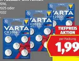 Hofer Varta Knopfzellen-Batterien Angebot