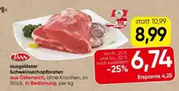 Interspar Ausgelöster schweinsschopfbraten Angebot