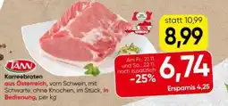 Interspar Karreebraten Angebot