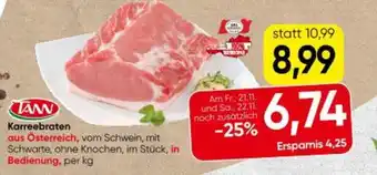 Interspar Karreebraten Angebot