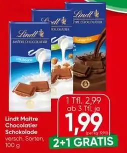 Interspar Lindt Maitre Chocolatier Angebot