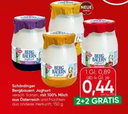 Interspar Schärdinger Bergbauern Joghurt Angebot