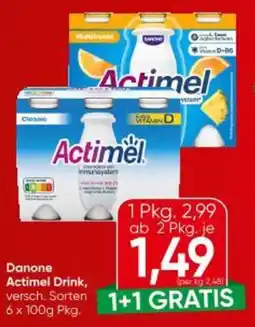 Interspar Danone Actimel Drink Angebot