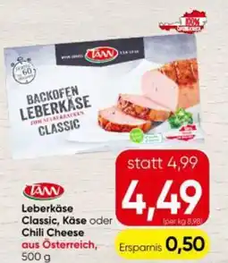 Interspar Leberkäse Classic Käse oder Chili Cheese Angebot