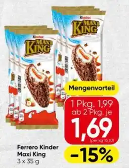 Interspar Ferrero Kinder Maxi King Angebot