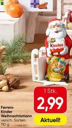 Interspar Ferrero Kinder Weihnachtsmann Angebot