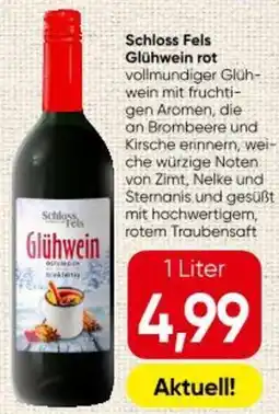 Interspar Schloss Fels Glühwein rot Angebot