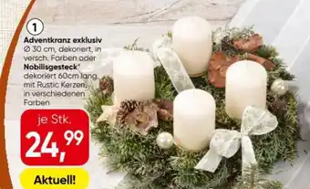 Interspar Adventkranz exklusiv Angebot