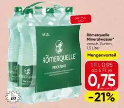Interspar Römerquelle Mineralwasser Angebot