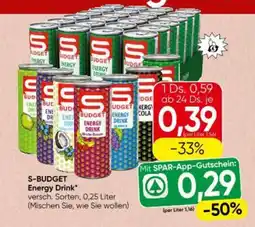 Interspar S-budget energy drink Angebot