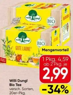 Interspar Willi Dungl Bio Tee Angebot
