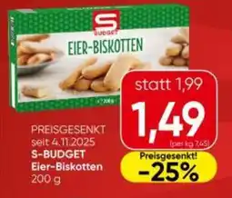 Interspar S budget eier-biskotten Angebot