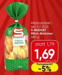 Interspar s-budget milch-brötchen Angebot