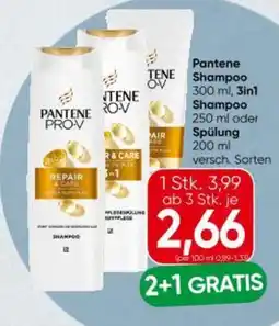 Interspar Pantene Shampoo 3in1 Spülung Angebot