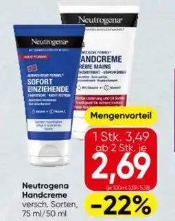 Interspar Neutrogena Handcreme Angebot