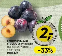 Interspar Erfrischend, süße s-budget pflaumen Angebot