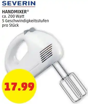 PENNY Severin Handmixer 200 Watt Angebot