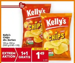 Billa Kelly's Chips div. Sorten Angebot