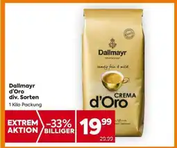 Billa Dallmayr d’Oro div. Sorten Angebot