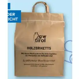T&G Geschützte Werkstätte Tirol Holzbriketts T&G Angebot