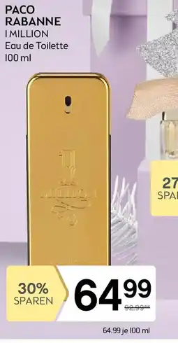 Bipa PACO RABANNE 1 MILLION Eau de Toilette Angebot