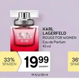 Bipa Karl lagerfeld rouge for women eau de parfum Angebot