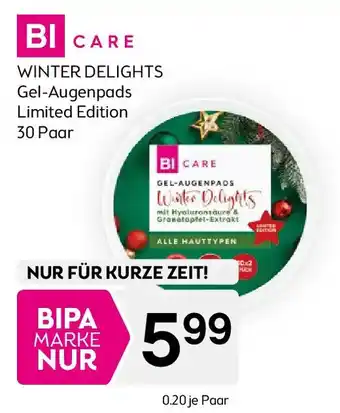 Bipa BI CARE WINTER DELIGHTS Gel-Augenpads Angebot