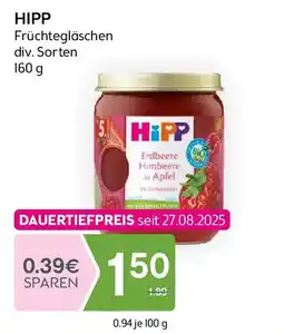 Bipa HIPP Früchtegläschen Angebot