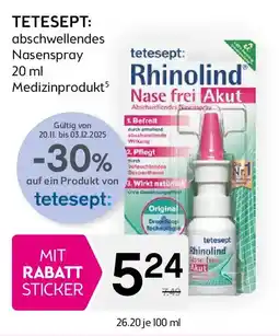 Bipa TETESEPT: abschwellendes Nasenspray Angebot