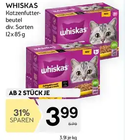 Bipa WHISKAS Katzenfutter- beutel Angebot