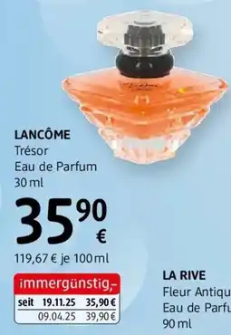 dm LANCÔME Trésor Angebot