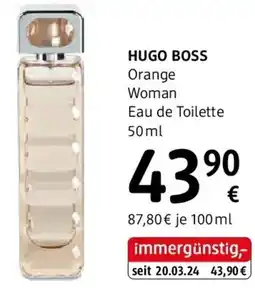dm HUGO BOSS Orange Woman Angebot
