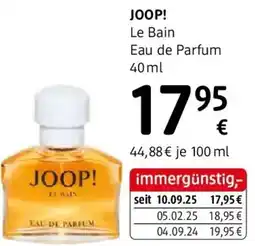 dm JOOP! Le Bain Angebot