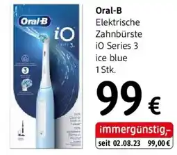 dm Oral-B Elektrische Zahnbürste iO Series 3 ice blue Angebot