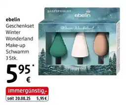 dm ebelin Geschenkset Winter Wonderland Make-up Schwamm Angebot