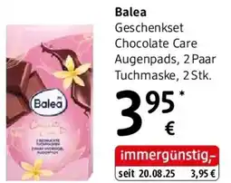 dm Balea Geschenkset Chocolate Care Augenpads, 2Paar Tuchmaske, 2Stk. Angebot