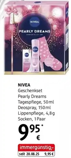 dm NIVEA Geschenkset Pearly Dreams Tagespflege, Angebot