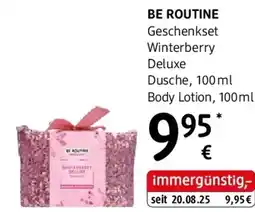 dm BE ROUTINE Geschenkset Winterberry Deluxe Dusche, Angebot