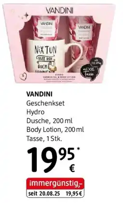 dm VANDIN Geschenkset Hydro Dusche Angebot